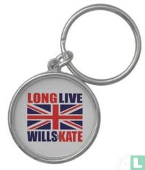 Sleutelhanger huwelijk William & Kate