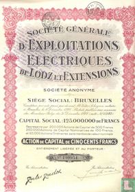 Soc. Gén. d'Exploitations Electriques de Lodz et Extensions