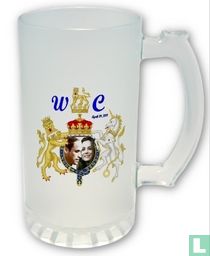 Tasse en verre dépoli mariage William & Kate