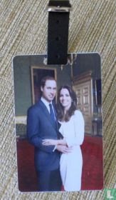 Etiquette de bagage mariage William & Kate