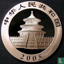 China 10 yuan 2005 (PROOF) "Panda"