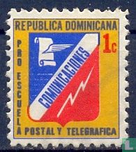 Emblème de l'école des postes et télégraphes. acheter