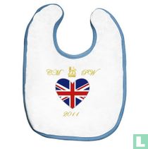 Bib William & Kate blue