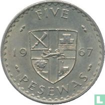 Ghana 5 Pesewa 1967