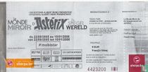 The Mirrorworld of Asterix entrance tickets catalogue