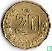 Mexico 20 centavos 1992 for sale