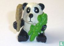 Panda met bordje