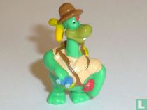 Drache mit Fernglas