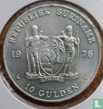 Suriname 10 Gulden 1976 "First anniversary of Independence"