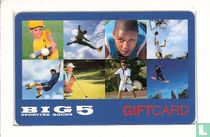 Big 5 cartes cadeaux catalogue