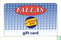 Fallas gift cards catalogue