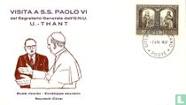 Visit of U Thant to Pope Paul VI