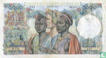 Afrique occidentale française 5000 Francs