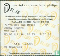 Muziekcentrum Frits Philips cartes d'entrée catalogue
