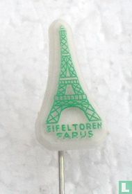 Eifeltoren Parijs [green on white]