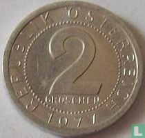 Autriche 2 groschen 1977