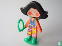 Meisje met touw