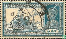Le roi George VI et des méthodes de transport du courrier