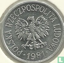 Poland 20 groszy 1981
