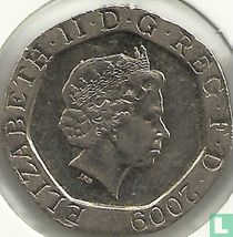 Royaume-Uni 20 pence 2009