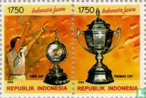 1994 Winnaar Thomas en Uber cup badminton (IND 528)