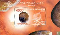 Stamp exhibition Indonesia 2000