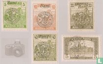Surcharge sur timbres hongrois de 1919