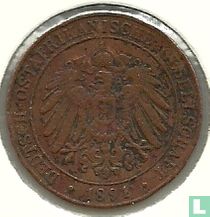 Afrique orientale allemande 1 pesa 1891