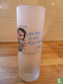 Longdrinkglas "Werken is niet mijn sterkste zijde!" 