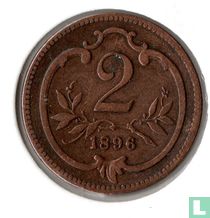 Österreich 2 Heller 1896
