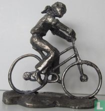 ladies bike with girl on it