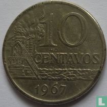 Brasilien 10 Centavo 1967