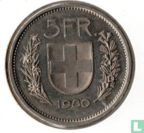 Schweiz 5 Franc 1980