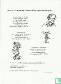 Maart '97 : nieuwe albums bij uitgeverij dupuis ...