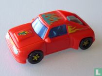 Racewagen, rood