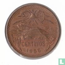 Mexique 20 centavos 1956 acheter