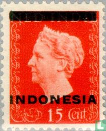 Overprint on stamps Dutch East Indies for sale