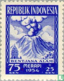 Voor slachtoffers uitbarsting vulkaan Merapi