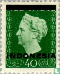Surcharge sur timbres des Indes néerlandaises acheter