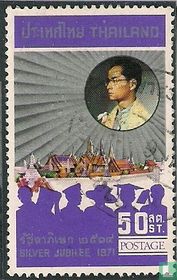 Jubilé du couronnement d'argent Rama IX acheter