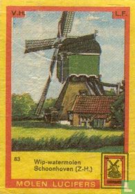 Wip-watermolen Schoonhoven (Z-H.)