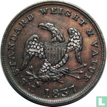 Verenigde Staten ½ cent 1837 token 