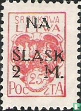 National coat of arms [green overprint]