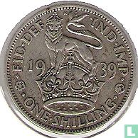 Vereinigtes Königreich 1 Shilling 1939 (Typ 1)