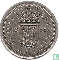 Vereinigtes Königreich 1 Shilling 1955 (Typ 2)