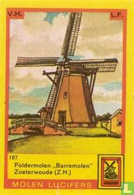 Poldermolen "Barremolen" Zoeterwoude (Z.H.)