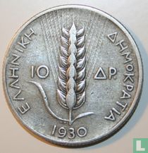 Grèce 10 drachmai 1930