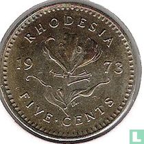 Rhodesië 5 cents 1973