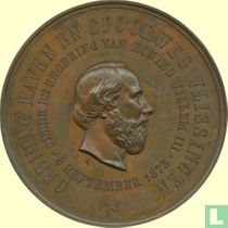 Nederland 1873 Opening haven en spoorweg Vlissingen