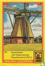Korenmolen "De Onderneming" Hippolytushoef (N.H.)